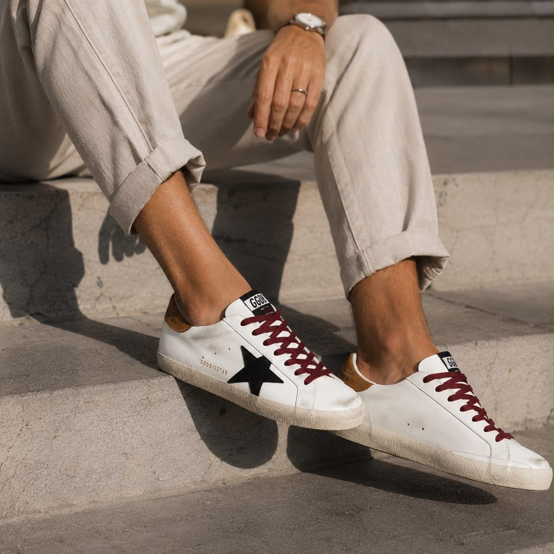 GOLDEN GOOSE SUPERSTAR | WEISS BRAUN