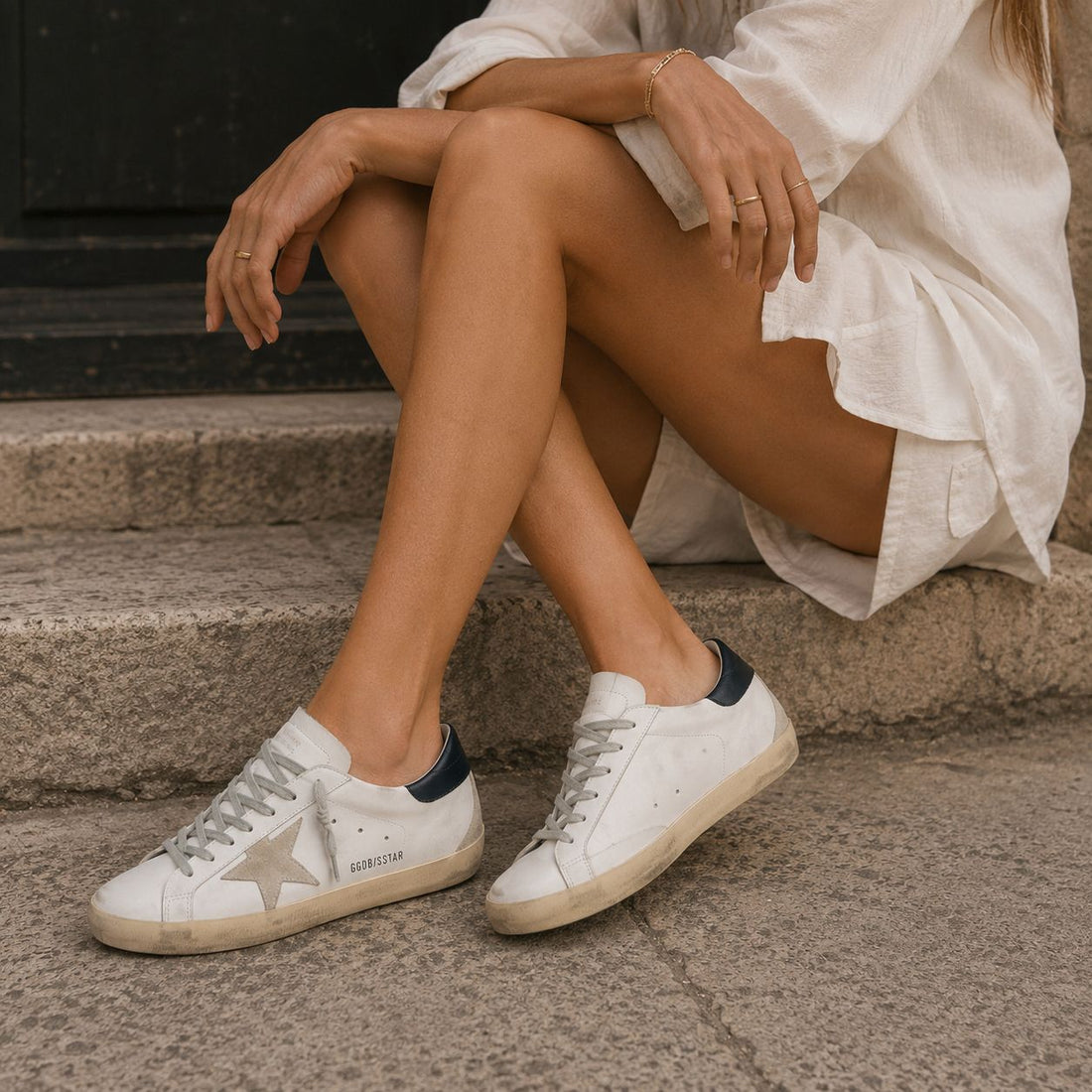 GOLDEN GOOSE SUPERSTAR | WEISS BLAU