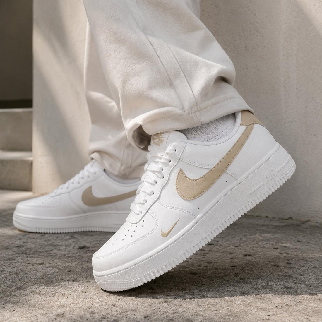 AIR FORCE ONE | WEISS BEIGE