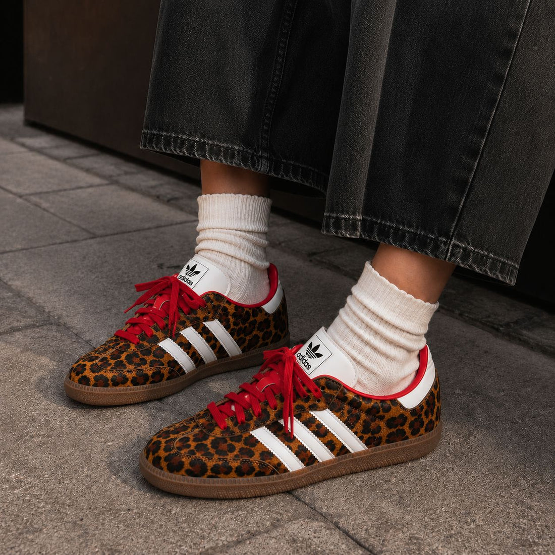 ADIDAS SAMBA OG | ROTER LEOPARD
