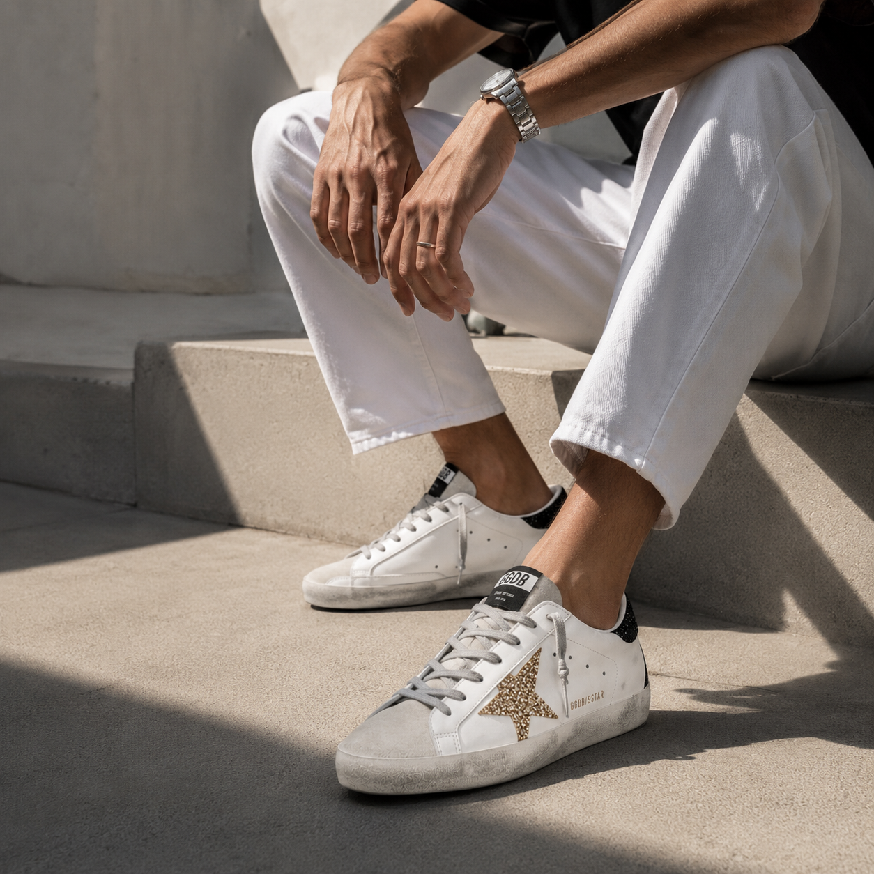 GOLDEN GOOSE | GLITTER GOLD
