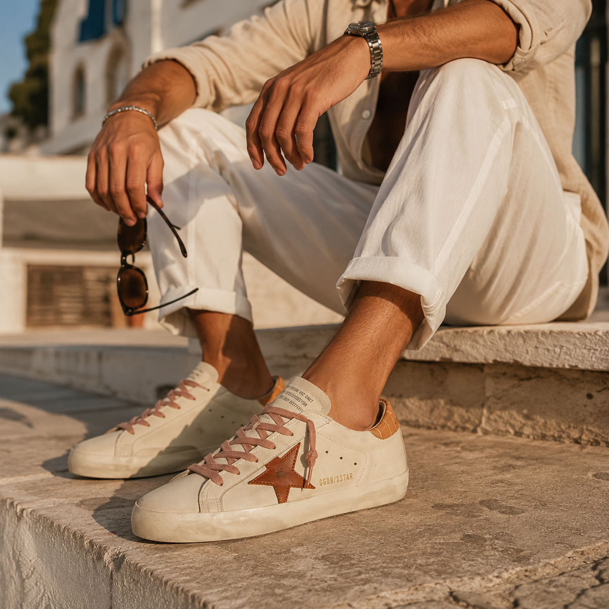GOLDEN GOOSE SUPERSTAR |  BROWN